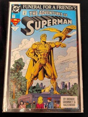 Superman Funeral For A Friend Part 5 Feb 1993 DC Comics Bagged & Boarded